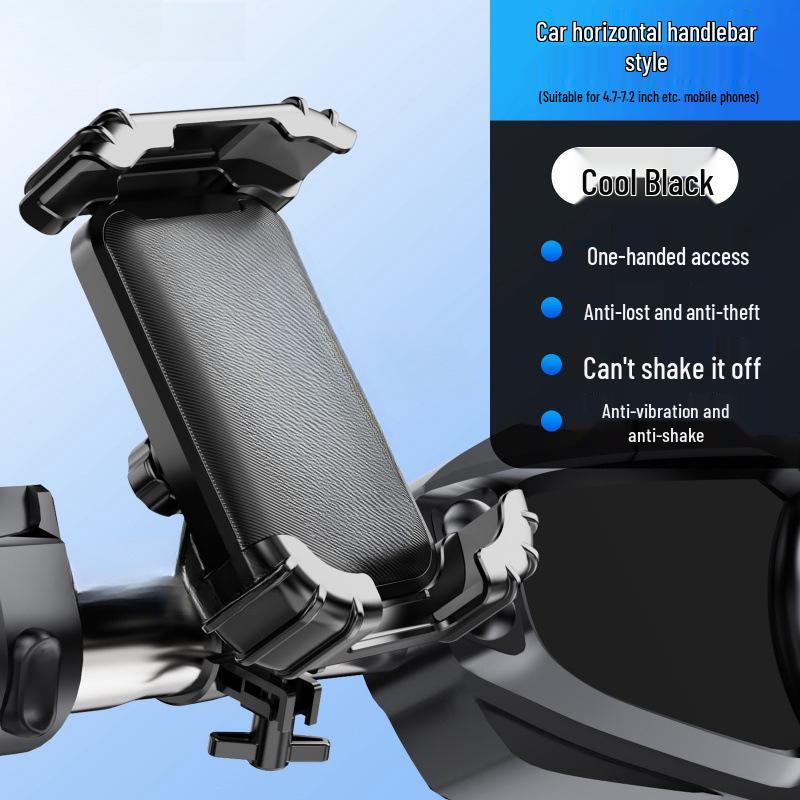 Electric Motorcycle Phone Holder: Anti-shake, Perfect for Navigation and Ride-hailing.