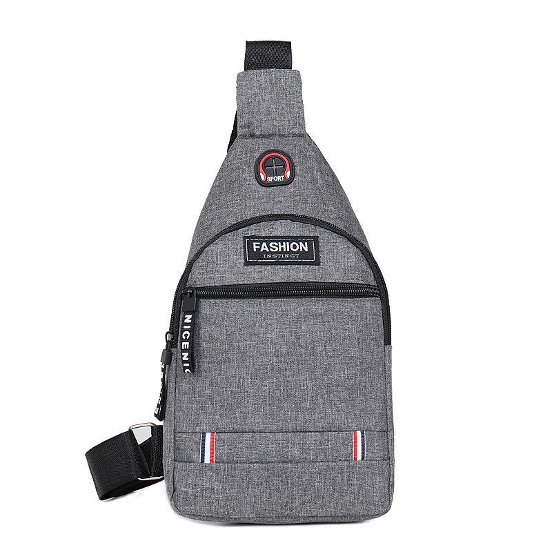 Crossbody Bag Men's Trendy Brand Trendy Sports Breast Bag Men's Fanny Pack Running Casual Bag Men's Breast Bag