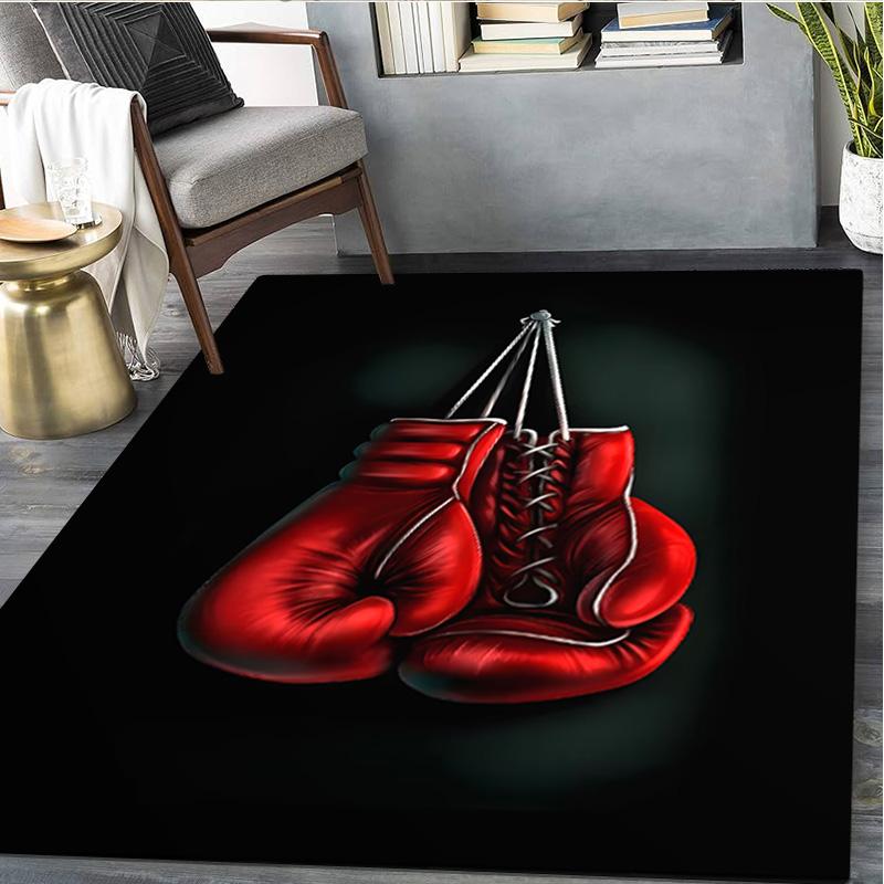Boxing Gloves Rug Home carpet Office Decorative Carpet For Living Room Bedroom Door Mat Floor Carpet Computer Chair Area Rug