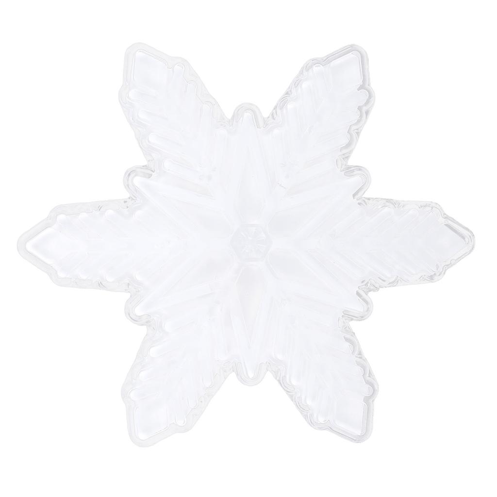 3D Snowboard Stomp Pad Thickened PVC Snowflake Shape Self Adhesive Anti Slip Snowboard Foot Grip for Outdoor Skiing Gear