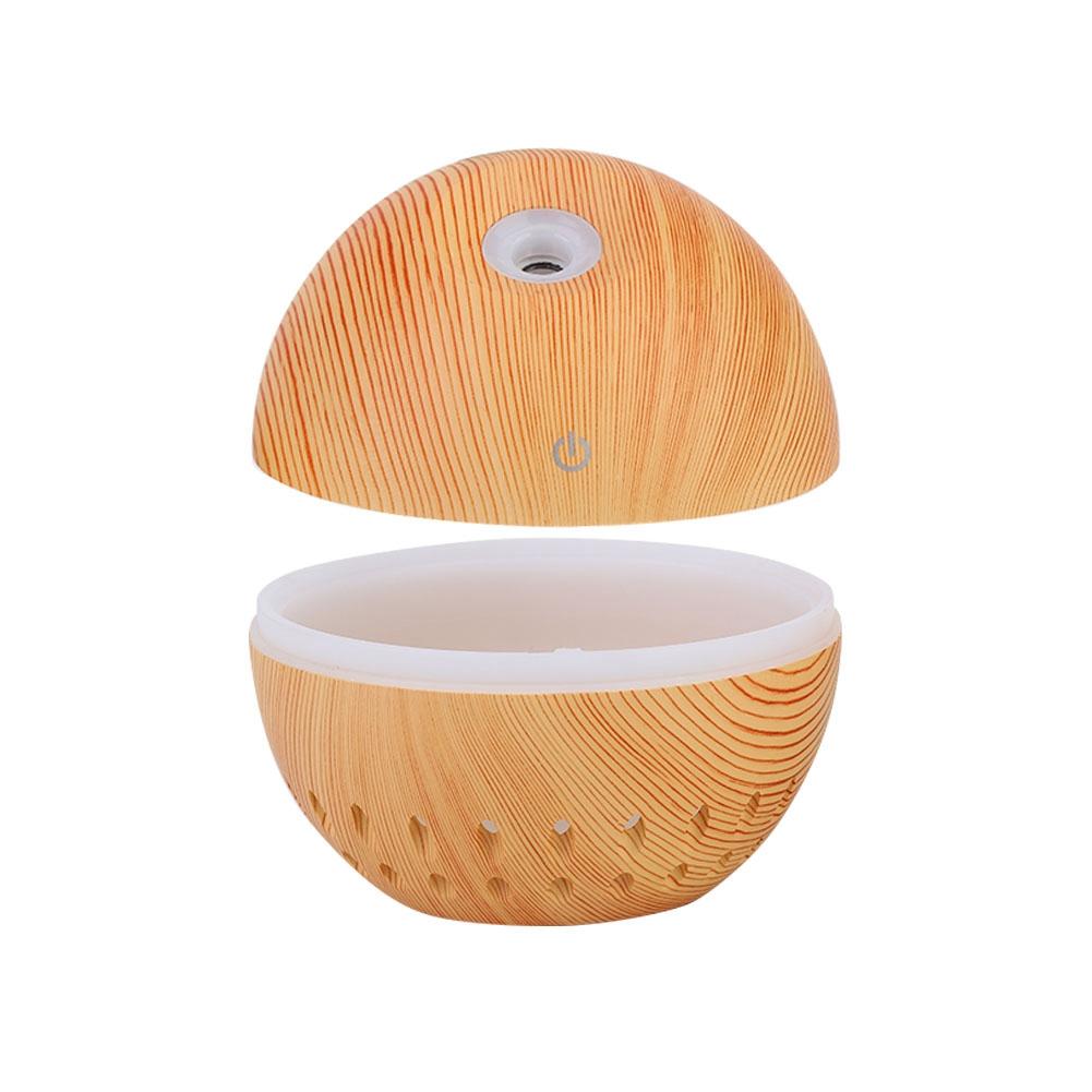 USB Hollow Humidifier Oil Diffuser Air Purifier Aromatherapy Atomizer with LED Light