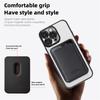 For Magsafe Wallet Leather Plating Clear Case For iPhone 12 13 14 15 16 Pro Max 11 Card Holder Phone Bag Cover