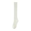 1Pair New Cotton Knee-high Socks Ruffled Edge Japanese Style Calf Socks Solid Color Sweat-absorbent Boot Socks Fall Winter