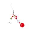 Tomato Strawberry Pendant Sweet Phone Chain Strap Hangings Decoration Keychain Lanyard Small Gift for Women Girls