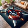 Tampa Bay Buccaneers Print Rug, Washable Floor Carpet, For Entryway Dorm Laundry Room Office Study, Home Decor Birthday Christmas Gift