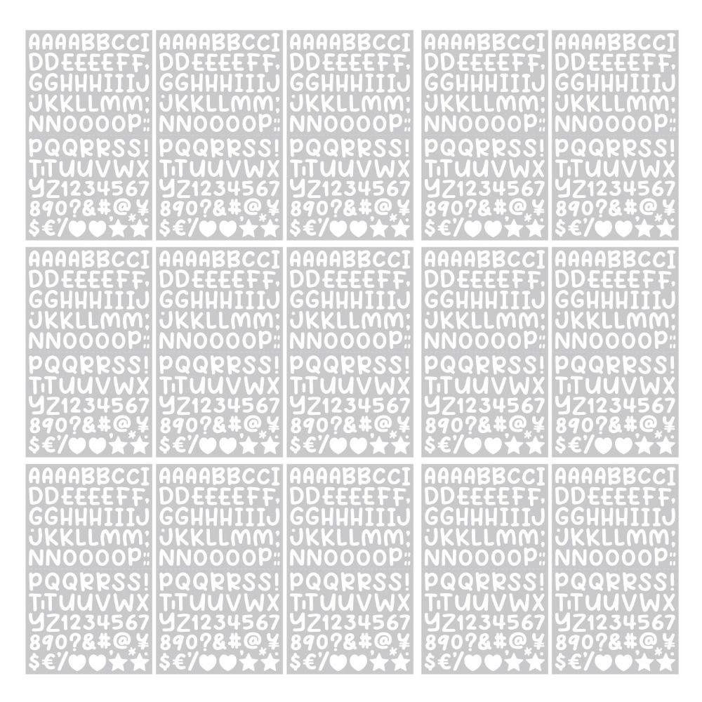 Cartoon Cartoon Initial Alphabet Paster 26 Letter Number Stickers  Hand Ledger Materials