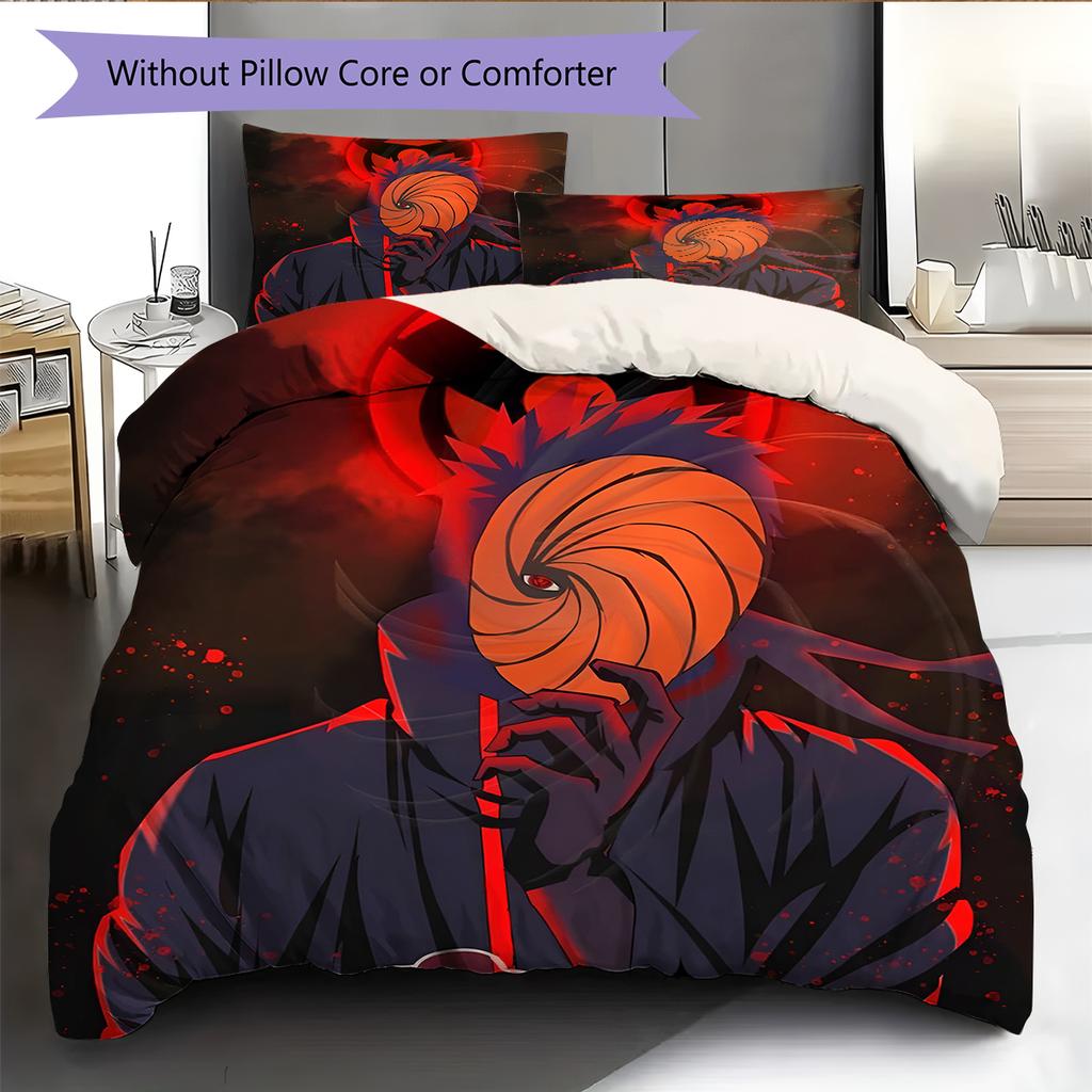 Cartoon Pattern Bedding Quilt Set Quilt Cover Pillowcase Home Decoration Birthday Gift (1 * Duvet Cover + 2 * Pillowcase, Without Core)