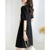Small Scent Style Dress Summer Waist-hugging and Slim Leisure Skirt Light Commuting Skirt Korean Style Dress