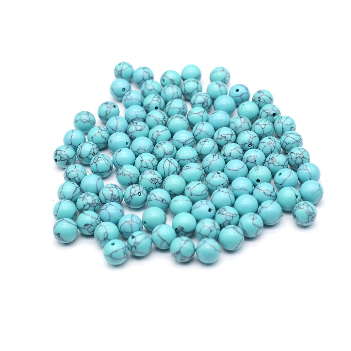 20 шт./упак. натуральный камень кристалл полуотверстие круглый шар свободные бусины — фото 8