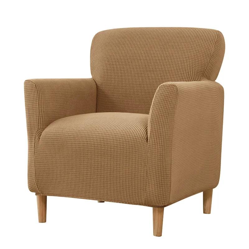 

Jacquard Elastic Sofa Cover Stretch Spandex Club Armchair Slipcovers for Living Room Single Sofa Covers Home Bar Counter Hotel 1PC