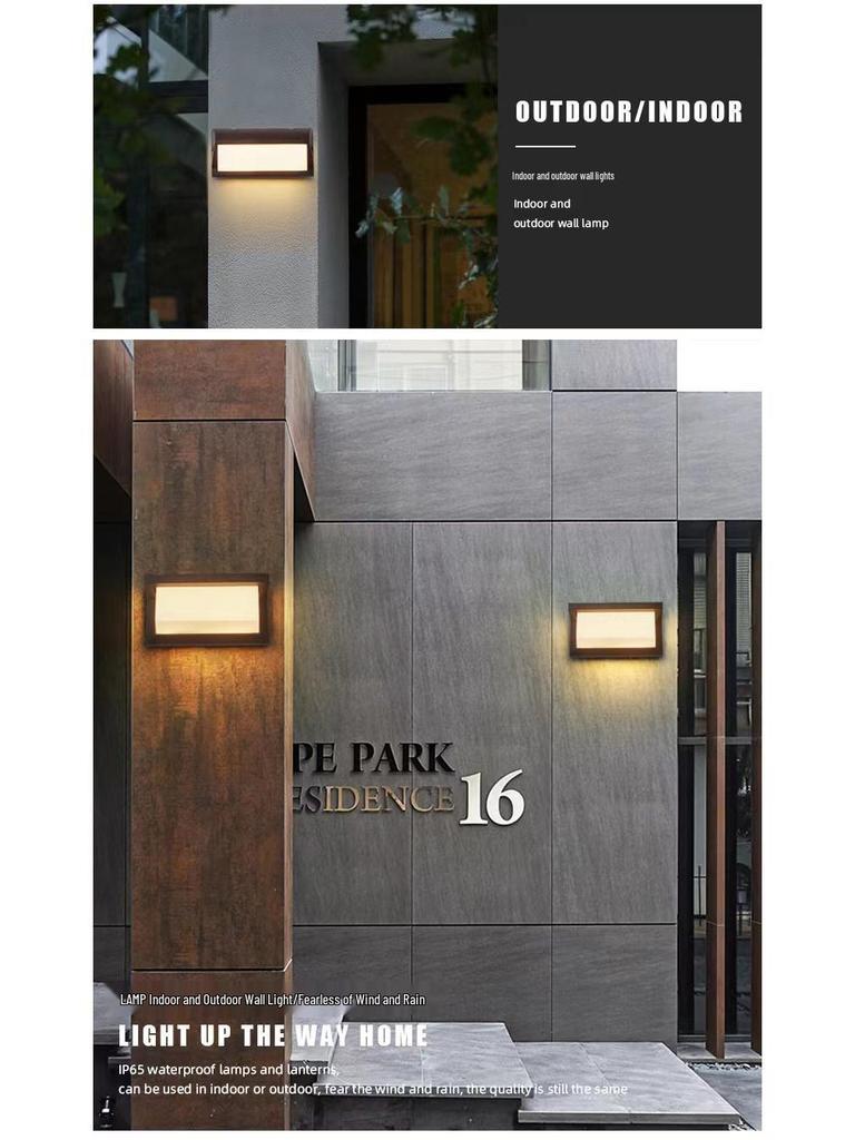 Outdoor Waterproof Wall Light for Villa, Courtyard, Terrace, Balcony, and Entrance