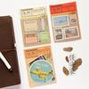 Vintage Reisebriefmarken Schreibwaren Siegelaufkleber Scrapbooking DIY Tagebuch Dekoration Alben TRAVELER'S Notebook