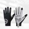 Outdoor Sports Summer Cycling Ice Silk Gloves Long Finger Sun Protection Non Slip Wear Resistant Breathable Shock Proof Yoga Men and Women Gloves