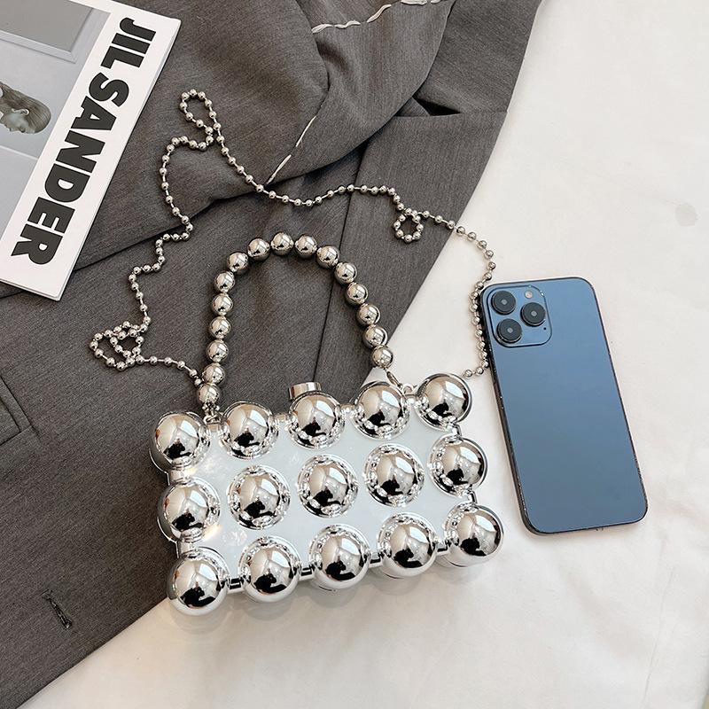 Acrylic Box Bag  - European Single-Shoulder Chain Purse, Same Style Fashion Women's Designer Handbag