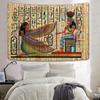 Ancient Egypt Mythology Tapestry Egyptian Gods Hieroglyphic Carvings Tapestries Art Wall Hanging For Living Room Bedroom Home
