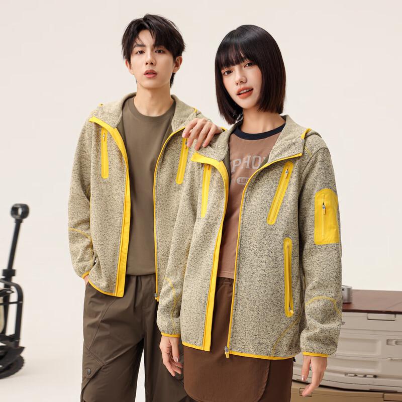 SNOWFLYING Unisex Hooded Sport Fleece Jacket