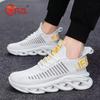 YRZL Men Shoes Comfortable Sneakers Womoen Breathable Couple Running Shoes Mesh Tenis Sport Shoes Size 36-46 Waling Sneakers Men