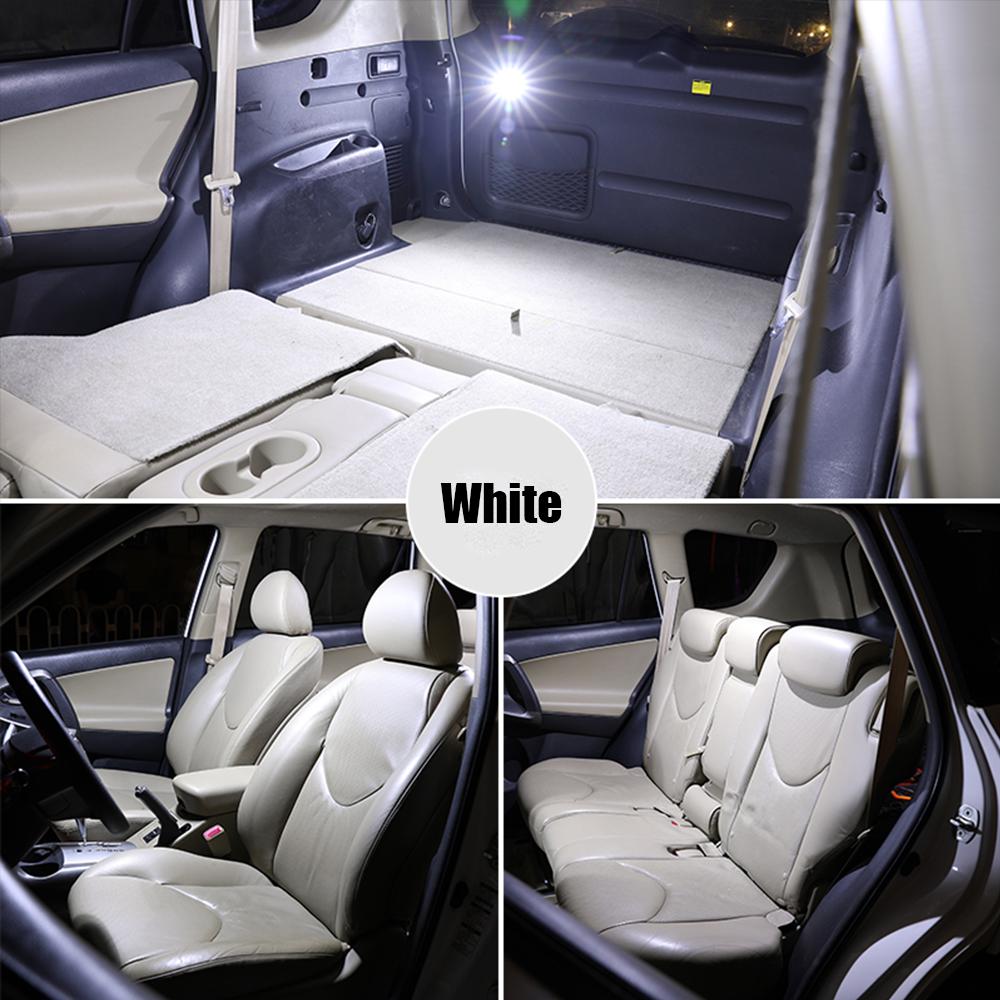 For Toyota Previa Estima ACR30 ACR50 2000-2019 9PCS 12V Car LED Bulb Interior Reading Lamp Door Light Trunks Light Accessories