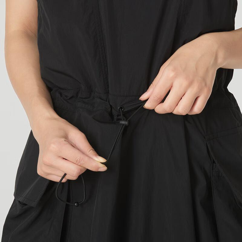 Puma Fashionable Breathable Casual Long Sleeve Suspender Dress Women Dresses Black 628129-01