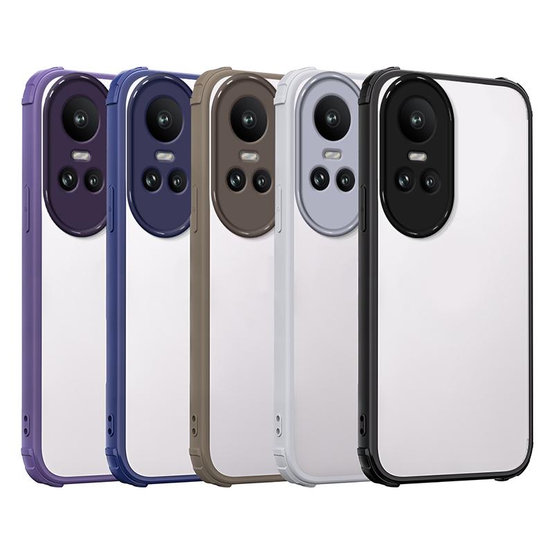 New Style Military Grade Shockproof Case For OPPO Reno 7Z 8Z Reno 10 Pro Reno 11 Pro Transparent Rugged Protector Cover Reno 11F