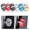 New 4PCS Car Door Lock Cover Carbon Fibre Stikcer Case Car Accessories For BMW E46 E90 E60 F10 E39 F30 E36 F20 E87 E90 E70