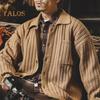 Suéter de otoño-invierno para hombre, cuello vuelto, botonadura sencilla, tejido de punto grueso con bolsillo en el pecho, mangas largas, color liso, elástico, abrigo para uso diario