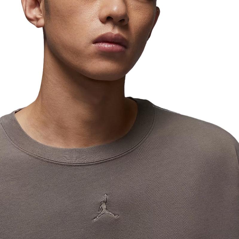 Jordan Flight Year Of The Horse Limited Edition Cny New Year Soft Round Neck Long Sleeve T-Shirt Men tops Olive-Gray IF1830040