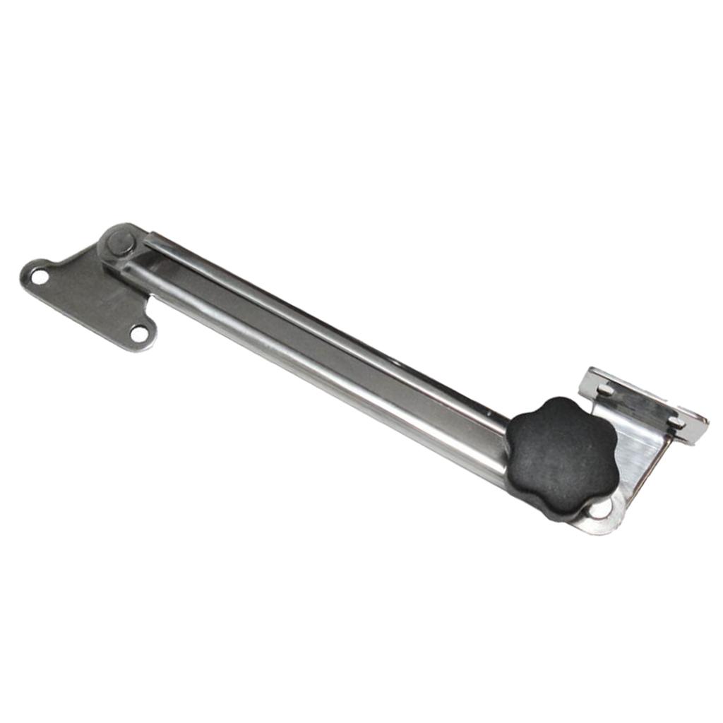 2x 8" Stainless Steel Boat Lock Hatch Deck Hinge Adjustable Latch Fastener