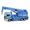 136 Die Cast Alloy Engineering Car Model Playset Simulation Fire Game Rescue Tower Car Echo Sound Light Kids Birthday Gift B158