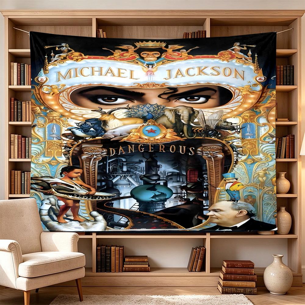 Moonwalk Dance Legend Large Wall Tapestry,Ideal for Office Backdrops, Holiday Gifts, Home Decor (Living Room, Bedroom, Dorm, Parties), and Outdoor Cel