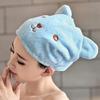 Cute Bear Water Absorbent Shower Quick Drying Hair Hat Head Wrap Towel Bath Cap