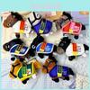 Cartoon Horse Racing Plush Keychain With Short Hair Material For Gift Giving