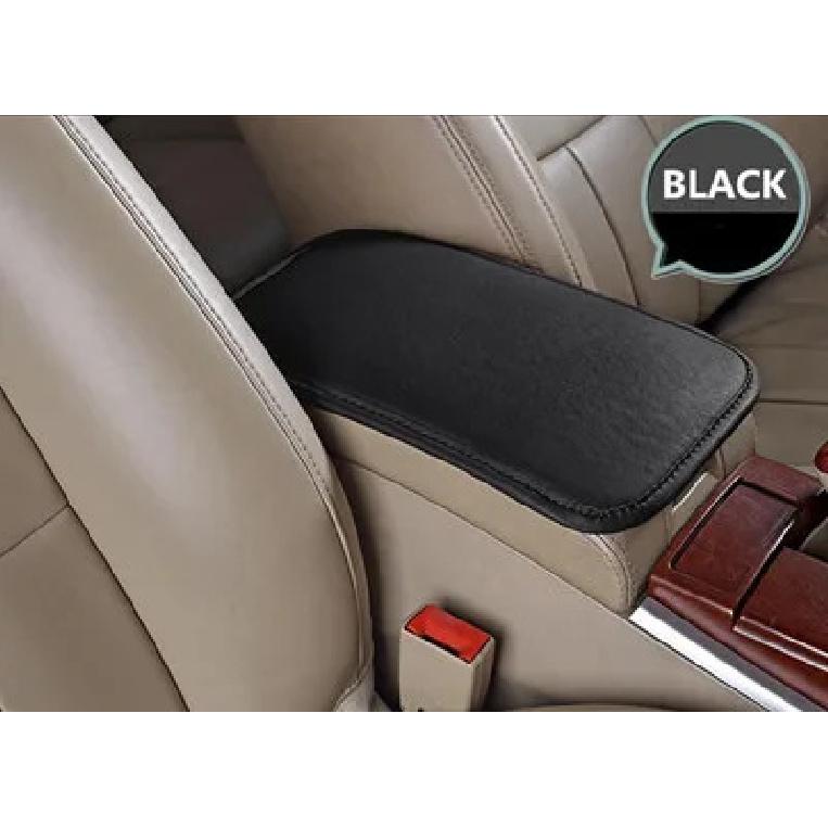 Leather Car Armrest Pad Covers Universal Center Console Auto Seat Armrests Box Pads Black Armrest Storage Protection Cushion