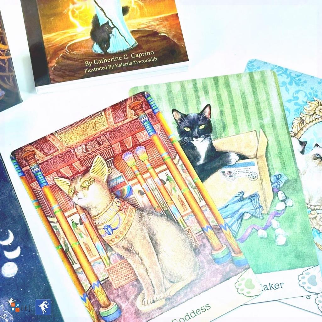 Oracle Cards Cat Mythos Magick Oracle English Affirmation Cat Fortune Telling Authentic I.I.J &