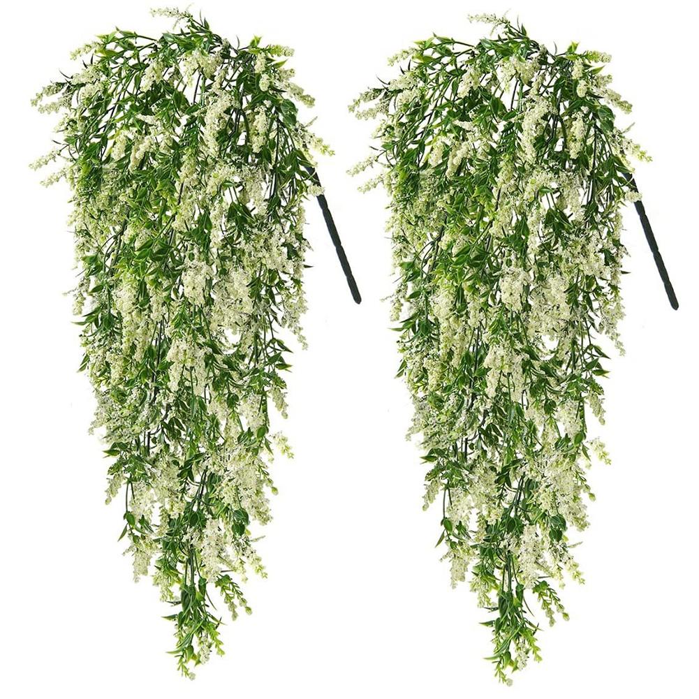 Artificial Flower Vine Faux Plants Wisteria Decoration