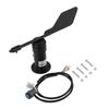 Wind Speed Wind Direction Station Wind Aluminum Digital Indoor and Outdoor Weather Forecast Xuuyuu. Anemometer, Sensor, Sensor/Weather Compatible,