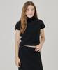 THE-ABON Vivi Raglan Mock Turtleneck Knit Black