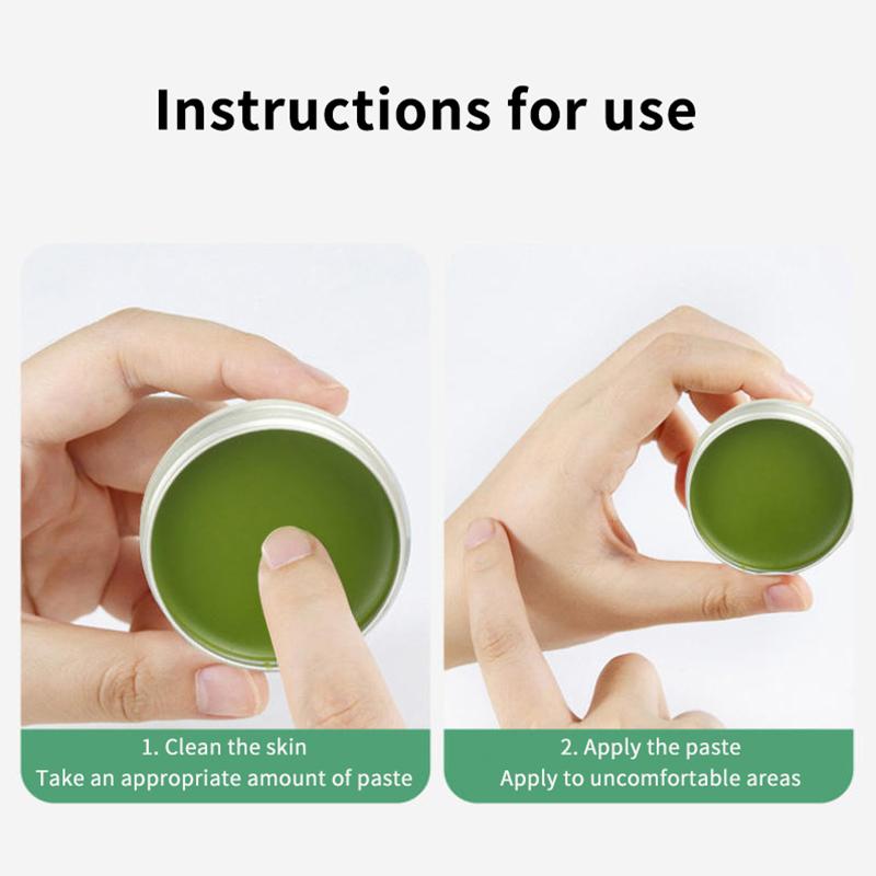1 Box Mugwort Ointment Moxa Plaster Moxibustion Summer Cooling Oil Protection Accessory Cream Repel Mosquitoes Relieve Itching