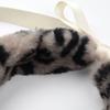 Eireve SOFT FUR CHOKER NECKLACE (LEOPARD GREY)