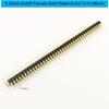 5pcs 2.54mm Pitch 1x40 2x40 40 80 Pin Female Male Hole Round Header Strip Connector Straight Single Double Row Tin Gold Plated