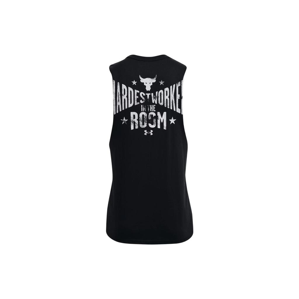 Under Armour Project Rock Training Tank Top Men Tops Black 1370481-001