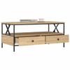 VidaXL Coffee Table Sonoma Oak 100x51x45 Cm Engineered Wood 835300