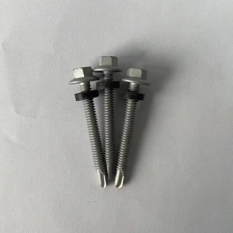 Jundingying 6.3x32mm Hex Head Self-Drilling Screws, 360 Pcs