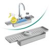 Thicken Silicone Splash Guard Behind Faucet Water Catcher Tray Sponge Holders  Home Gadgets