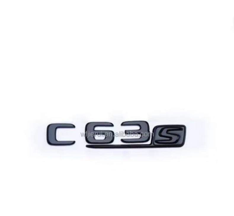 Black AMG Letter Badges for Mercedes C-Class, E-Class, GLS63s, E63s, C63s - Rear Tail Modified Car Stickers
