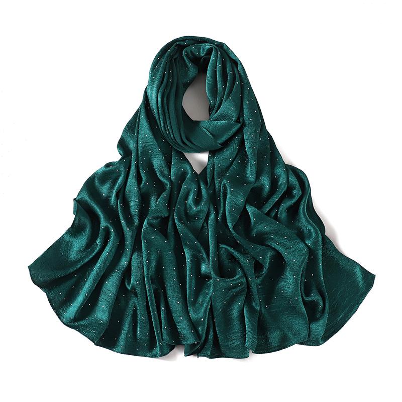 Muslim Chiffon Solid Color Hijab Scarf For Women Hijabs Scarves Squane Head Wrap Jersey Hijabs Islamic Turban Headband Shawl