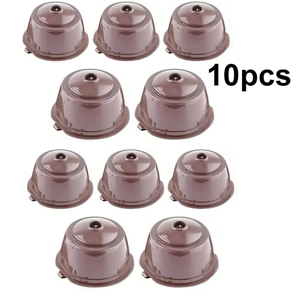 1/2/3/5pcs Reusable Coffee Capsule Filter Cup Dispenser For Nescafe Dolce Gusto Refillable Coffee Capsules Pod Compatible Kit