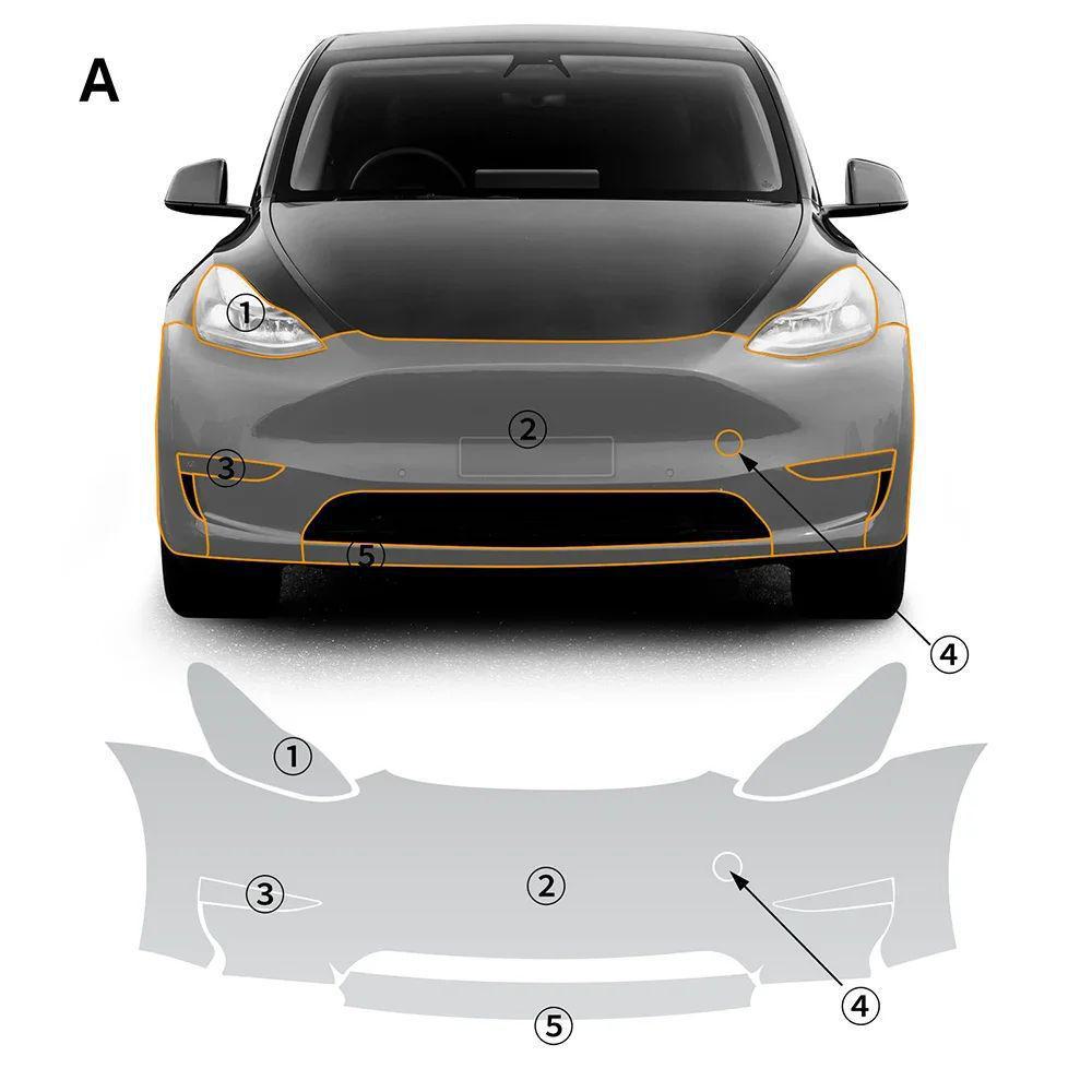 Tesla Model Y Cross-border Exclusive Invisible Car Cover TPU Paint Protection Film