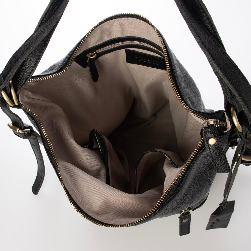 Cowhide 2-way backpack