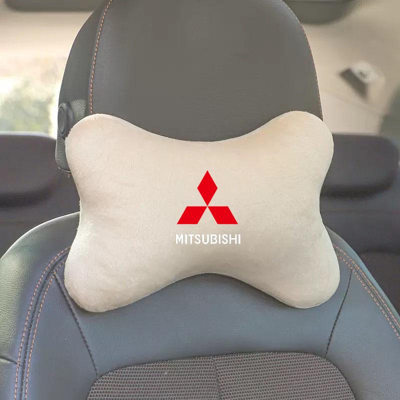 Appui-tête de siège Oreiller pour le cou Ceinture de confort souple Épaulettes pour Mitsubishi Asx Lancer 10 Outlander Xpander Pajero 4 Montero V73